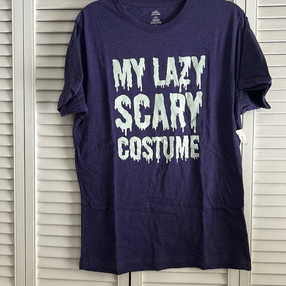 Purple Tee Shirt size M 38-40 NWT Smoke Free Home No Rips No Stains